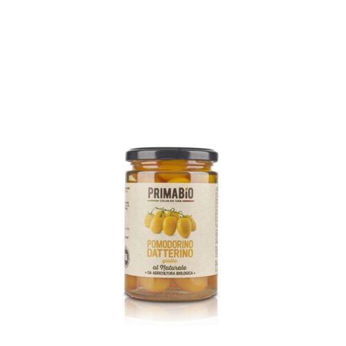 Prima Bio - gelbe Datteltomaten eingelegt - 360g
