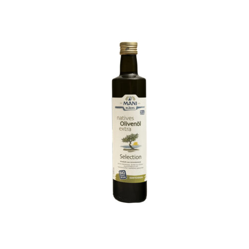 Mani Bläuel - natives Olivenöl extra, Selection, bio, 500ml Flasche