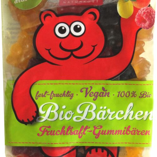 SOBO Naturkost - Bio-Bärchen Fruchtsaft Gummibären, vegan - Gummi arabicum (100g)