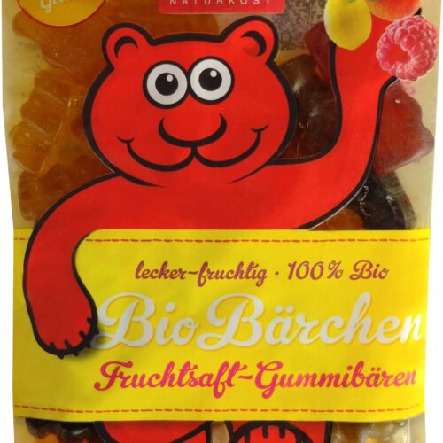 SOBO Naturkost - Bio-Bärchen Fruchtsaft Gummibären, mit Gelatine (100g)