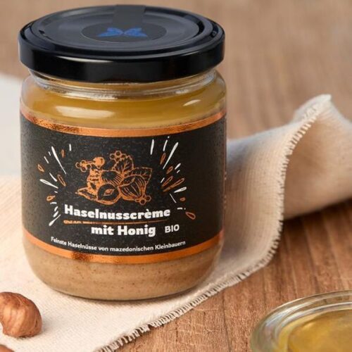 Sufinas - Haselnusscrème mit Honig, 200gr