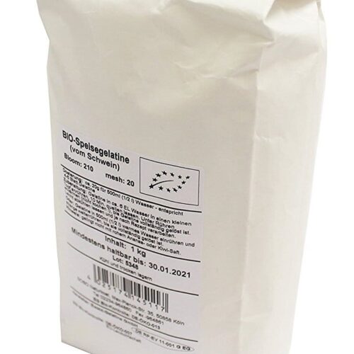 SOBO Naturkost - Bio Gelatine, gemahlen, weiss, 1000g