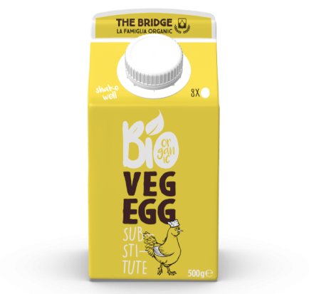 The Bridge - Pflanzlicher, flüssiger 8 Eierersatz - Veg Egg, 500ml